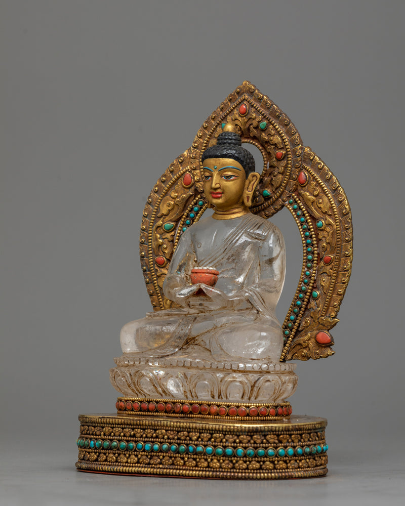 amitabha-buddha-crystal statue