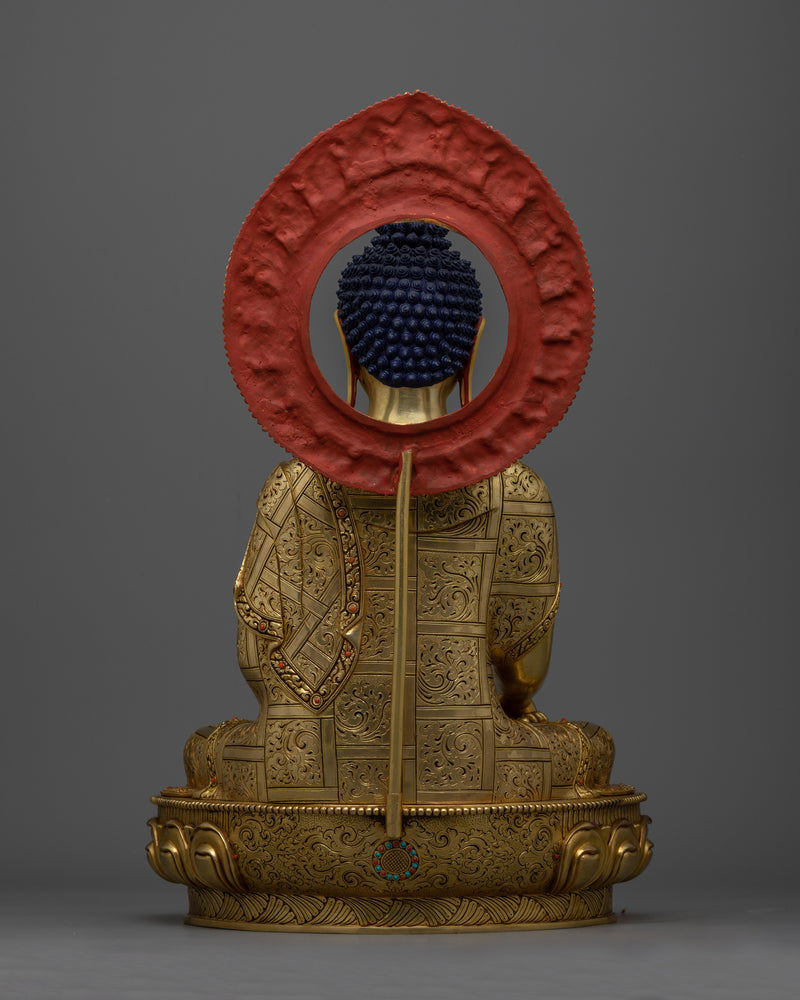 Shakyamuni Buddha Sculpture, Handcrafted in Nepal | Traditional Nepalese Artwork