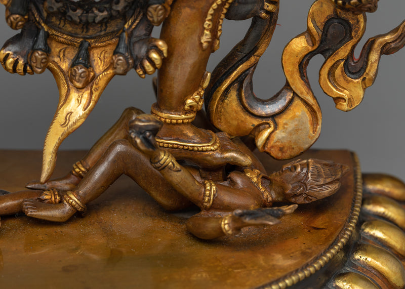 Chakrasamvara with Consort Statue | Traditionally Hand-crafted Art