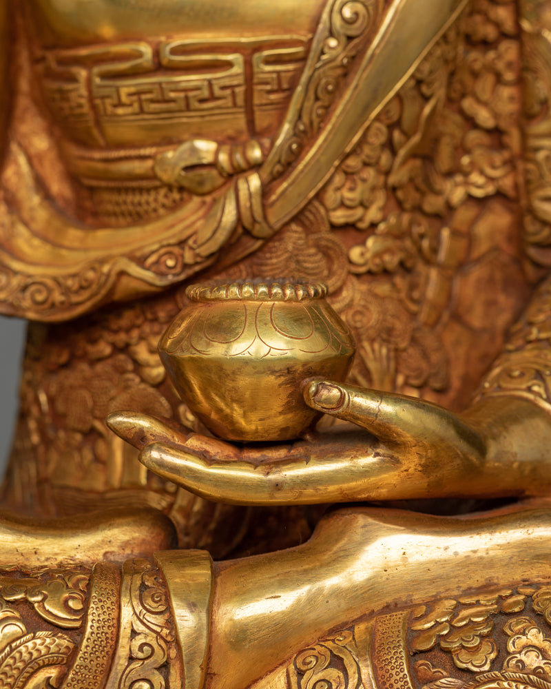 Gilt Buddha Sculpture | The Sage of Shakya Clan "Buddha Shakyamuni"