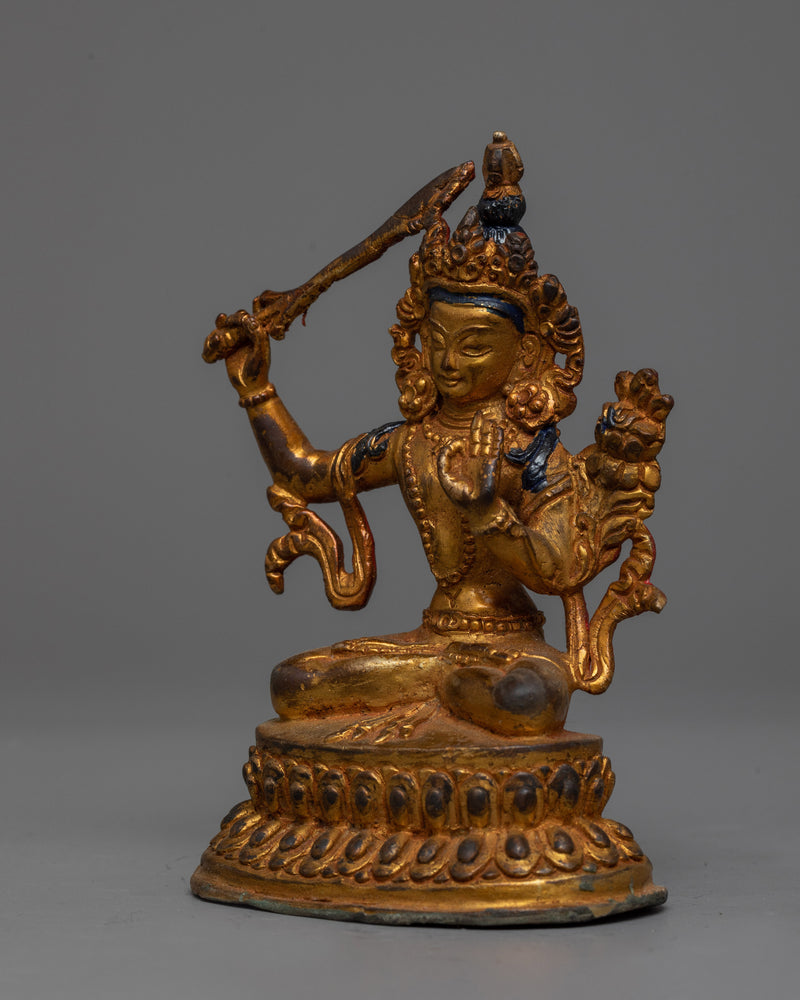 machine-made-manjushri-sculpture