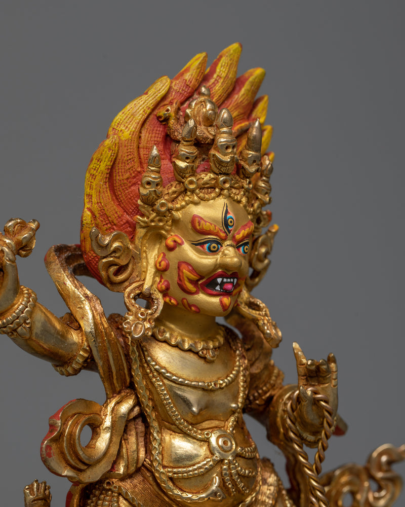 Radiant Thunderbolt Vajrapani Statue | A Symbol of Fearlessness