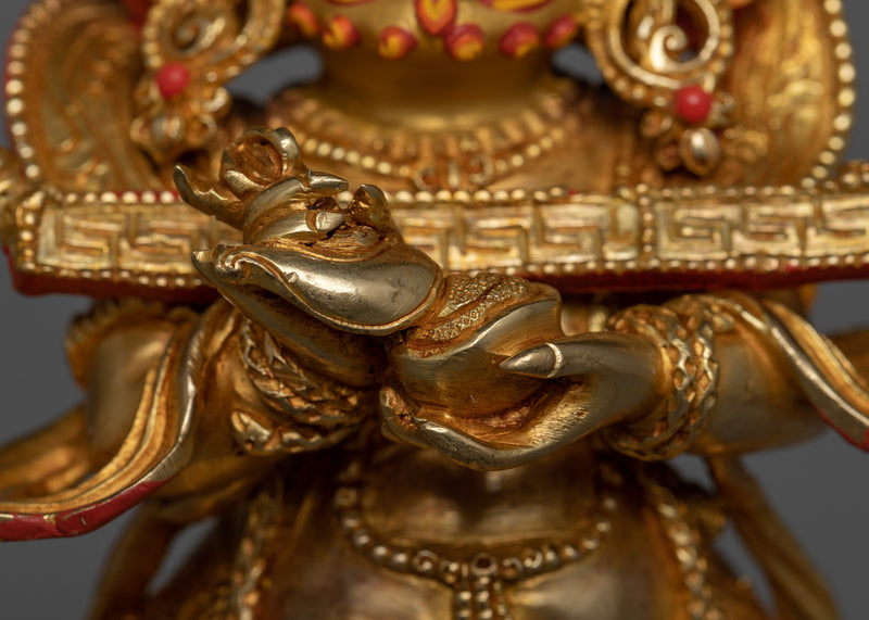 Two-Arms Shakya Mahakala Statue | Embrace Divine Transformation