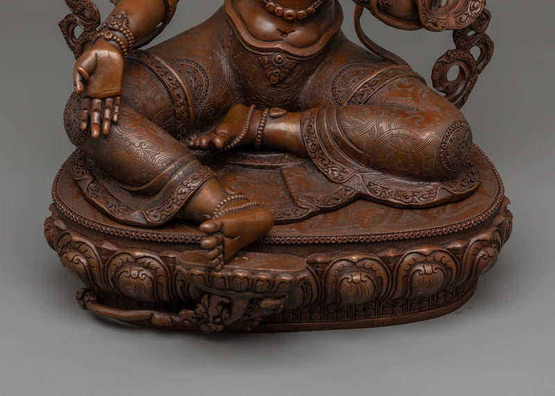 Green Tara Oxidized Statue | Embrace Divine Protection and Compassion