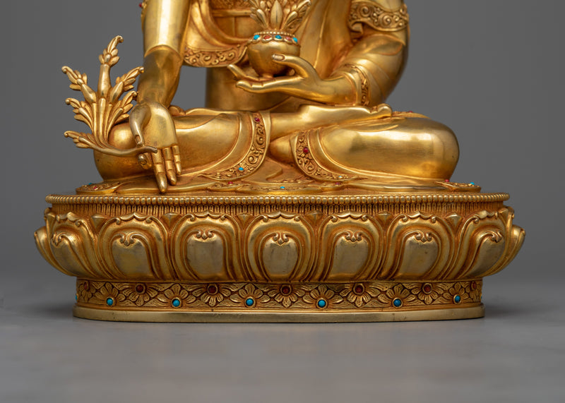 Medicine Buddha Enlighten Healing Statue | Symbol of wellness and Enlightenment