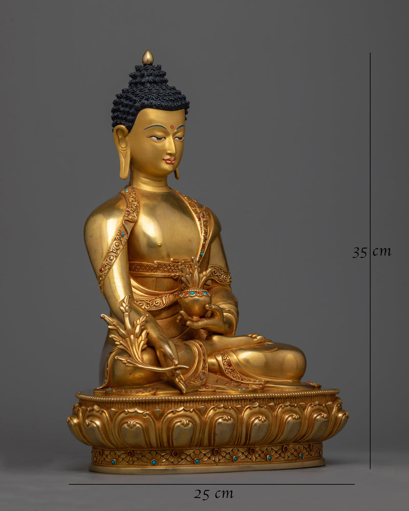 Medicine Buddha Enlighten Healing Statue | Symbol of wellness and Enlightenment