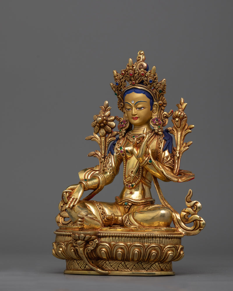 gold-gilded-green-tara-1