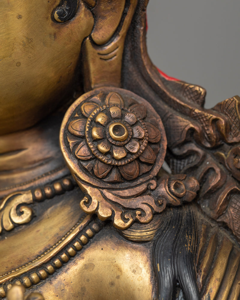 Antique Green Tara Statue | Timeless Symbol of Compassion