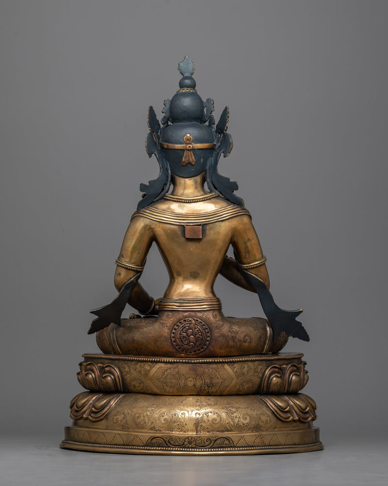 Radiant Antique Vajrasattva Statue | A Beacon of Spiritual Clarity