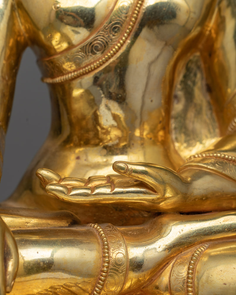 Shakyamuni Buddha Gold-Gilded Statue | Essence of Enlightenment