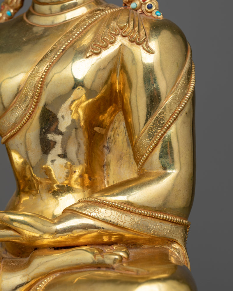 Shakyamuni Buddha Gold-Gilded Statue | Essence of Enlightenment