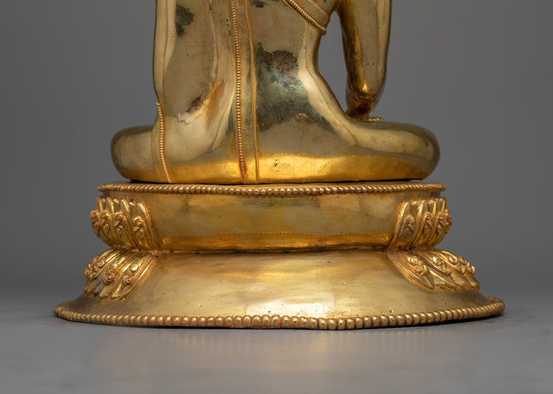 Shakyamuni Buddha Gold-Gilded Statue | Essence of Enlightenment