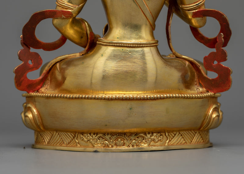 Vajra sattva Gold-Gilded Statue | Ultimate Symbol of Spiritual Awakening