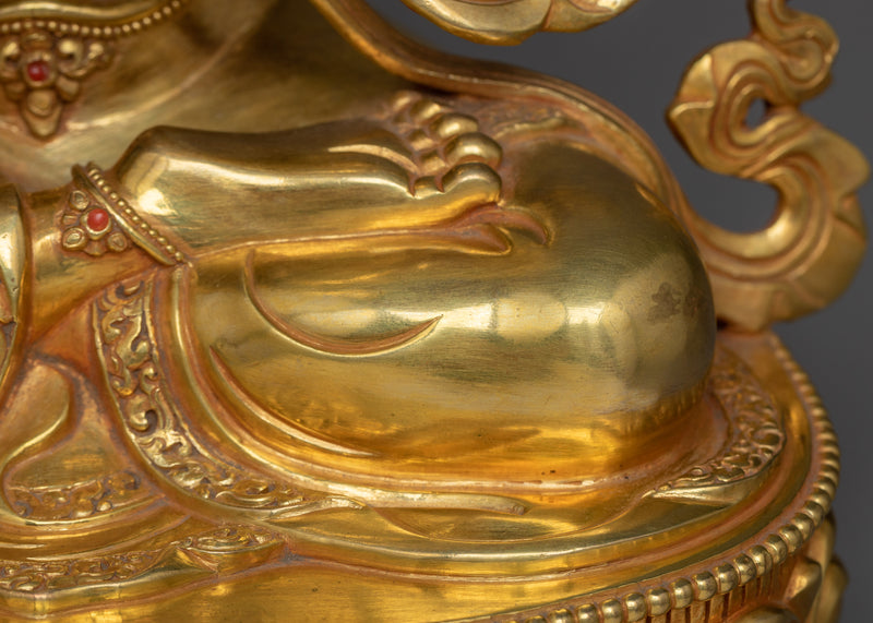 Gold-Gilded Vajradhara Statue | Embrace the Power of Enlightenment