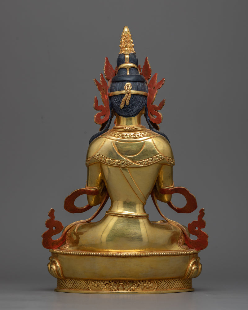 Gold-Gilded Vajradhara Statue | Embrace the Power of Enlightenment