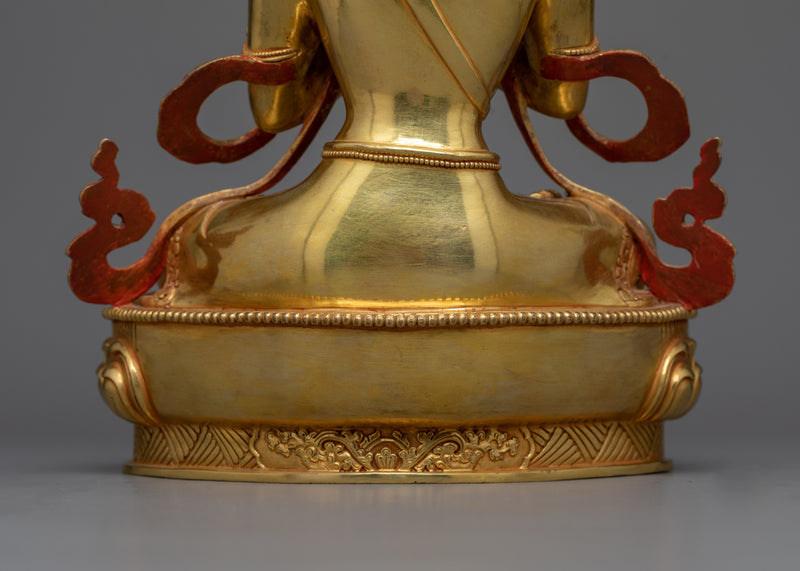 Gold-Gilded Vajradhara Statue | Embrace the Power of Enlightenment