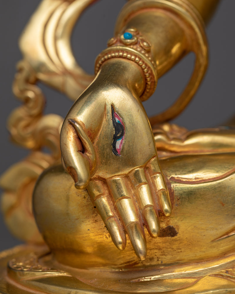 Radiant Seven-Eyes Goddess Tara Statue | Illuminate Your Spiritual Path