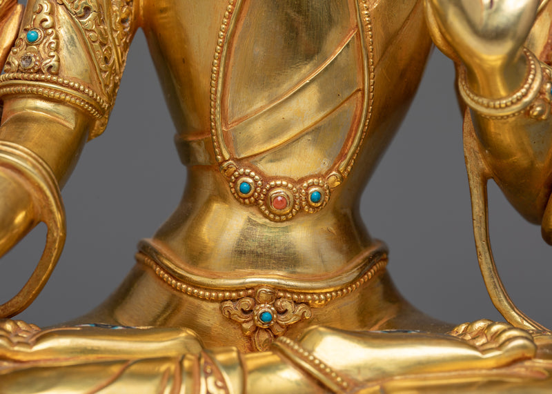 Radiant Seven-Eyes Goddess Tara Statue | Illuminate Your Spiritual Path