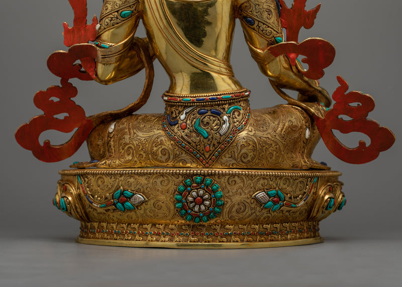 Sri Green Tara Statue | Experience Divine Protection and Compassion