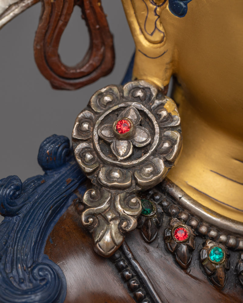 Vajrasattva Oxidized Statue | Embrace Purification and Clarity