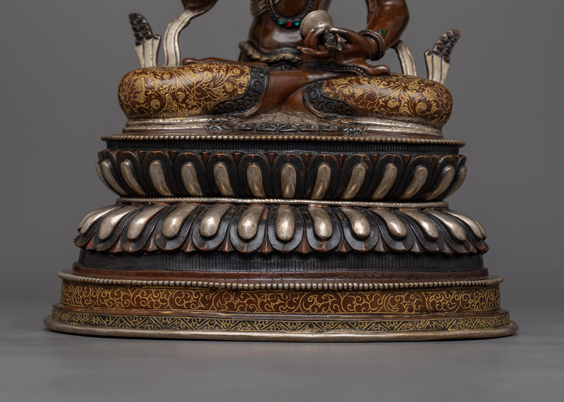 Vajrasattva Oxidized Statue | Embrace Purification and Clarity