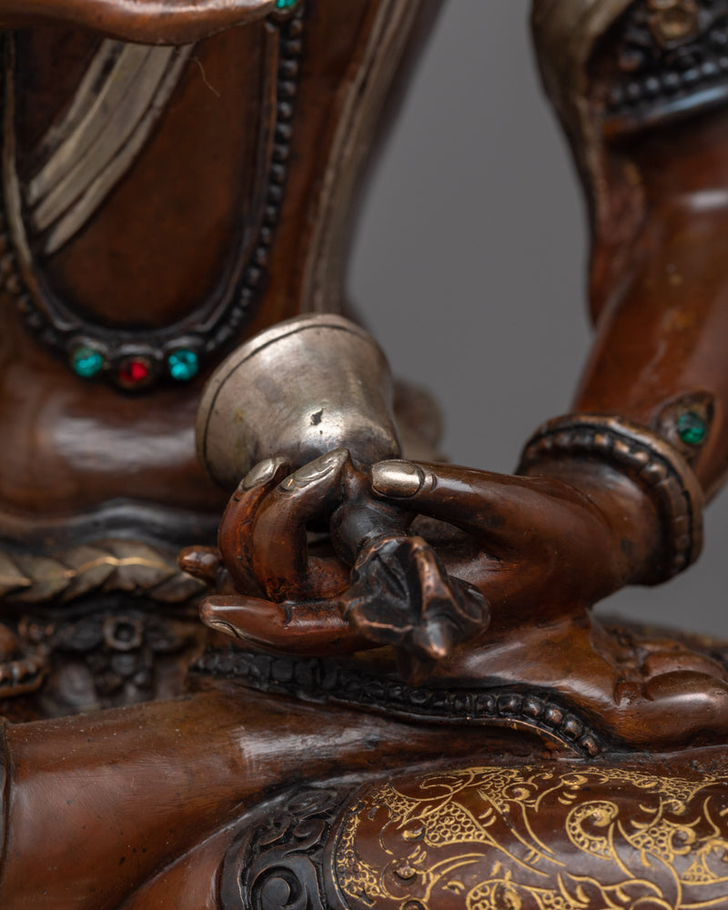 Vajrasattva Oxidized Statue | Embrace Purification and Clarity