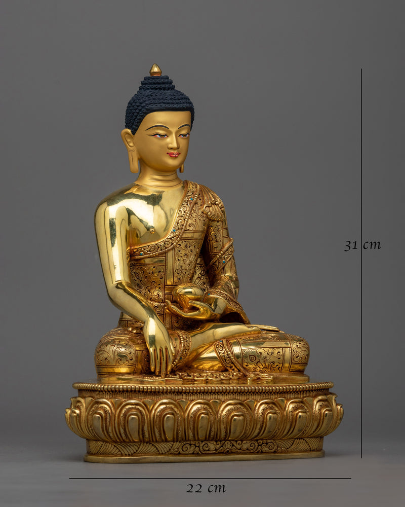 Exquisite Enlighten Buddha Shakyamuni Statue | Symbol of Enlightenment and Serenity