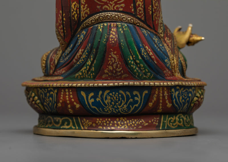 Colored Guru Rinpoche Statue | Symbol of Spiritual Mastery