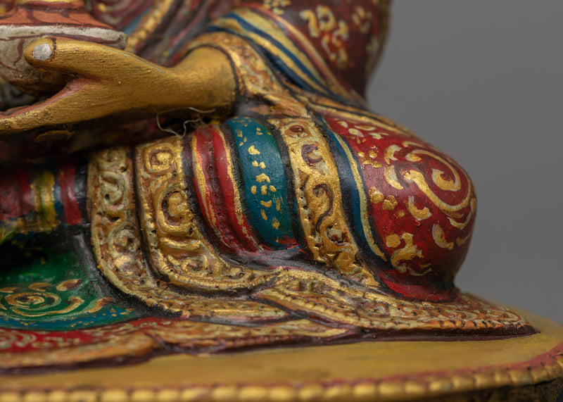 Colored Guru Rinpoche Statue | Symbol of Spiritual Mastery