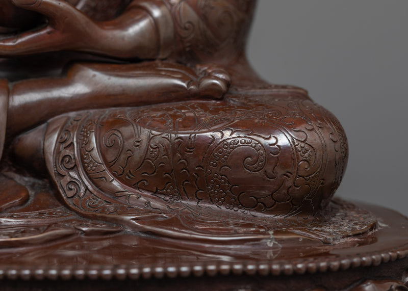 Oxidized Medicine Buddha Statue | Symbol of Healing and Wisdom