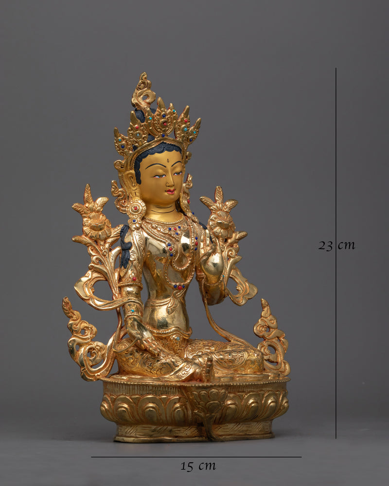 Green Tara Statue | Embrace Compassion and Protection