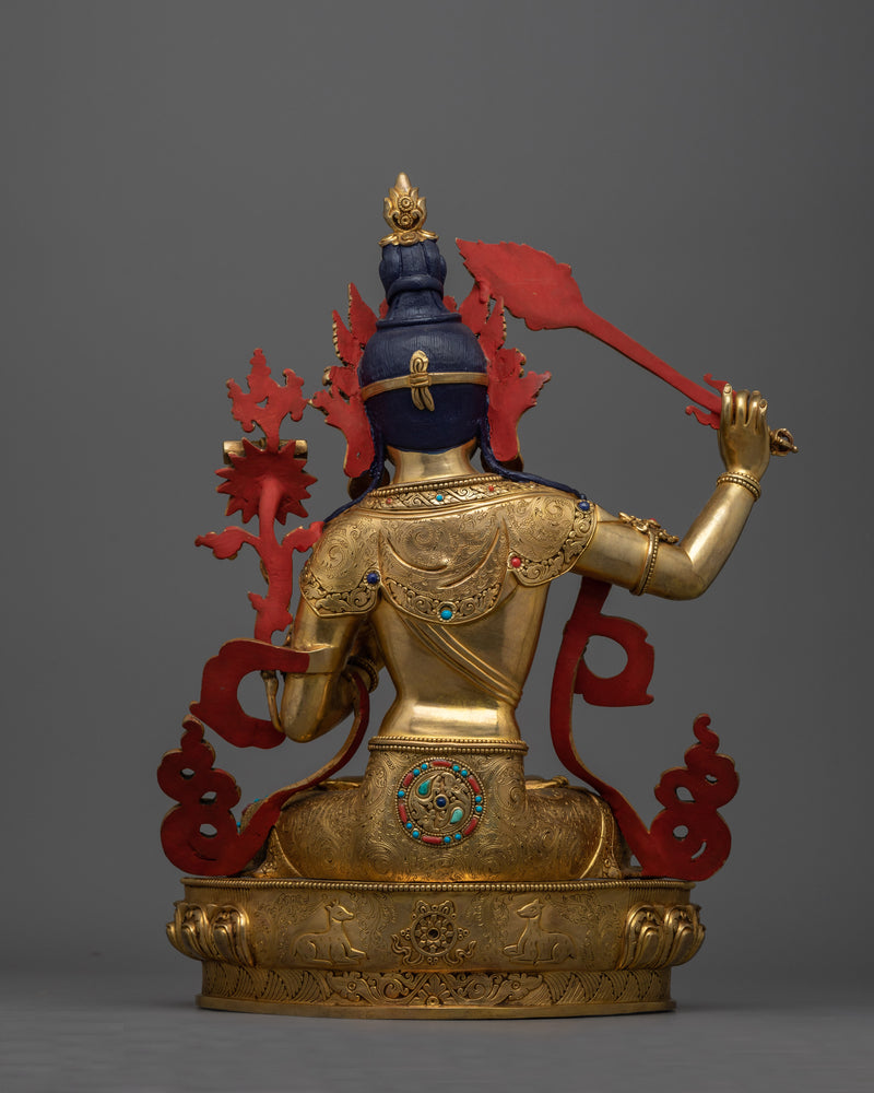 Manjushri Insight Wisdom Statue | Embodying Divine Wisdom and Clarity