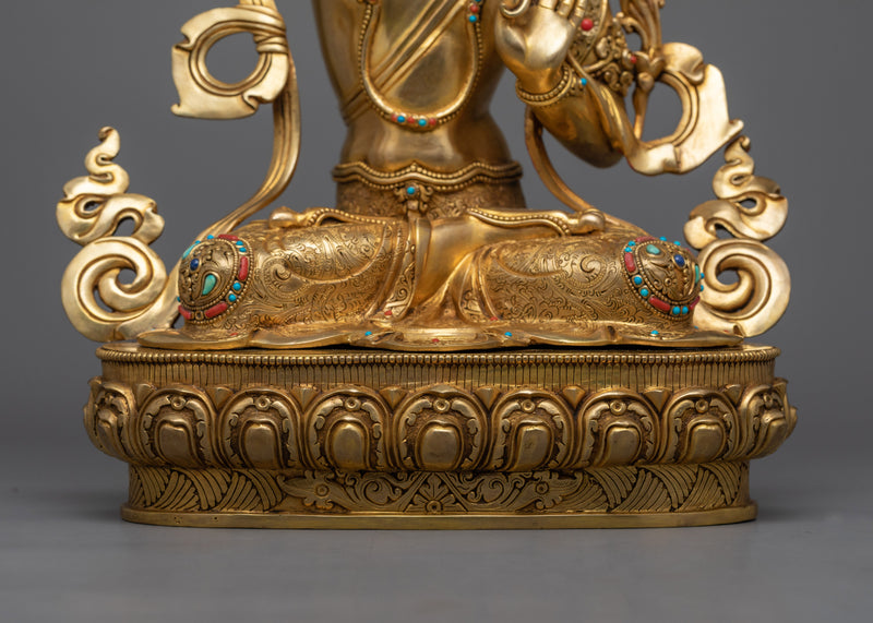 Manjushri Insight Wisdom Statue | Embodying Divine Wisdom and Clarity