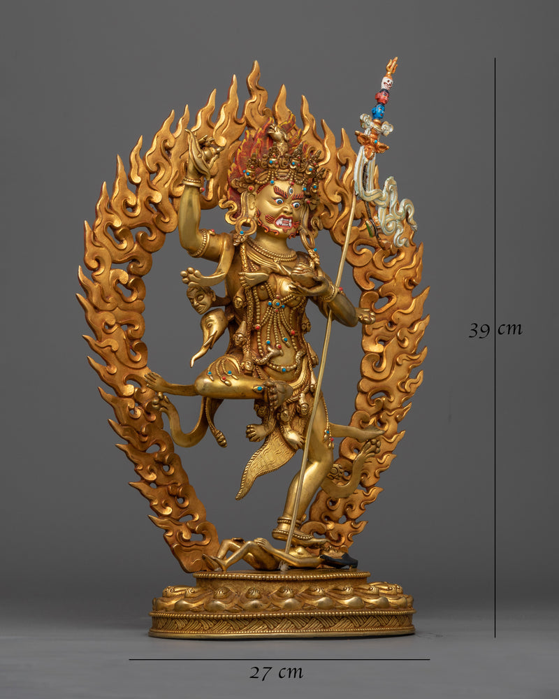 Wrathful Dorje Phagmo Statue | Protector of Wisdom and Power