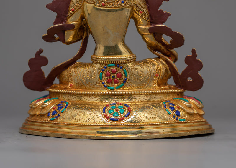 Green Tara Swifty Deity | The beautiful Handcrafted Statue | Figure of Female Buddha