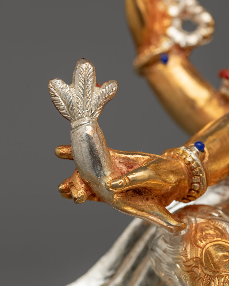 Ganesh Silver-Plated Statue | Artisan-Crafted Symbol of Prosperity