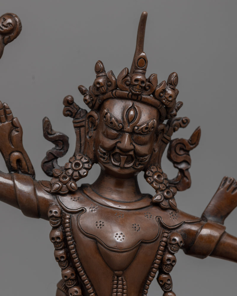 Three Dharmapalas Set | Handcrafted Guardians of Dharma