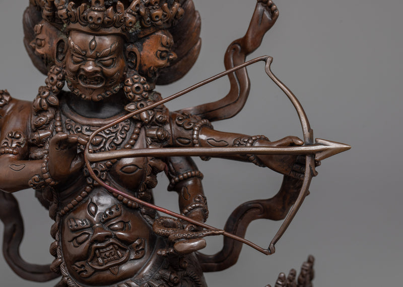 Three Dharmapalas Set | Handcrafted Guardians of Dharma