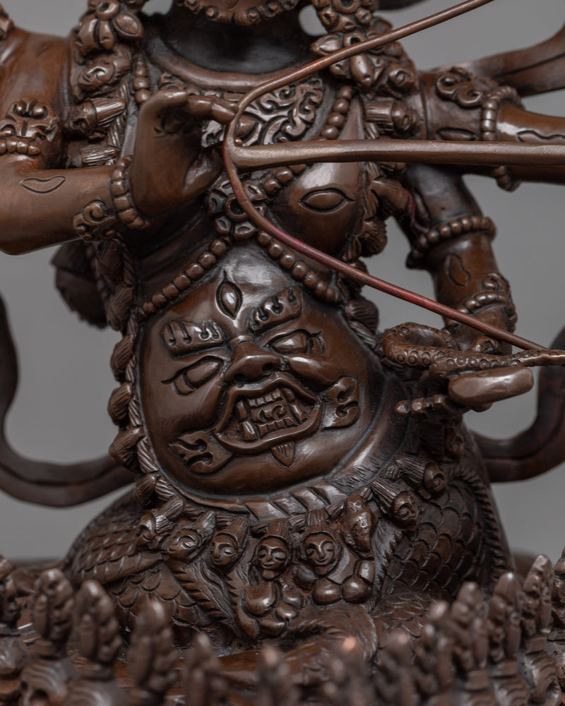 Three Dharmapalas Set | Handcrafted Guardians of Dharma