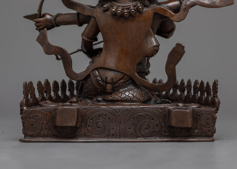 Three Dharmapalas Set | Handcrafted Guardians of Dharma