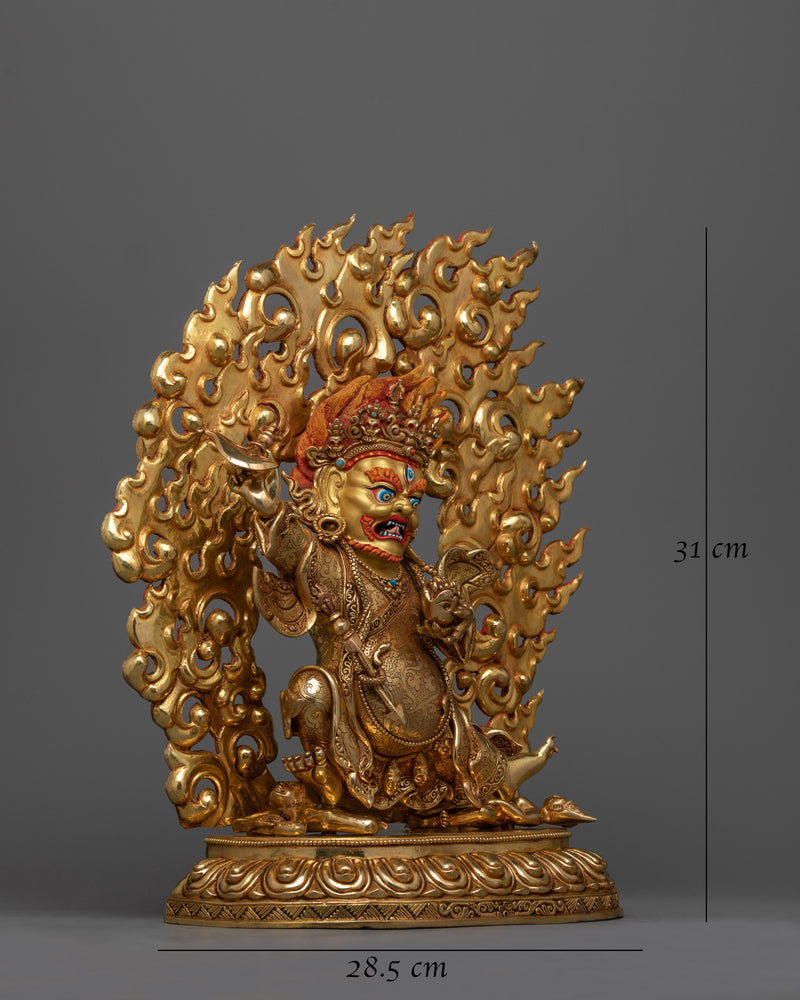 Heruka Mahakala Bernakchen Statue | Handcrafted Symbol of Protection