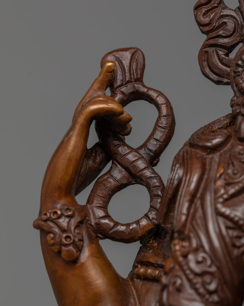 Chenrezig Oxidized Statue | Handcrafted Symbol of Compassion