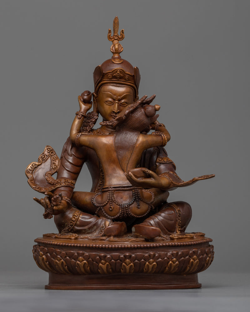 guru-rinpoche-with-consort-oxidized