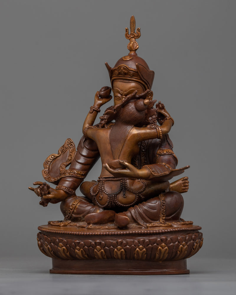 guru-rinpoche-with-consort-oxidized