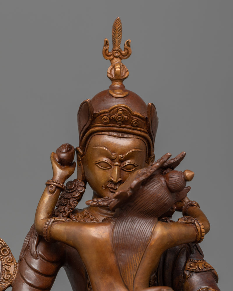 guru-rinpoche-with-consort-oxidized