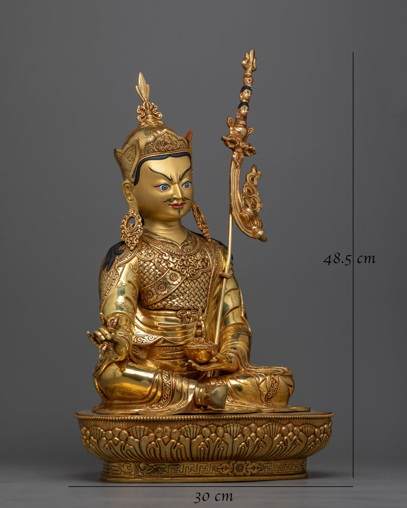 Copper Guru Rinpoche Statue