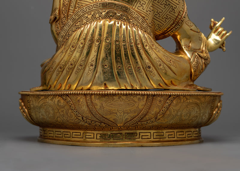 Copper Guru Rinpoche Statue | Enlightening Meditation Statue