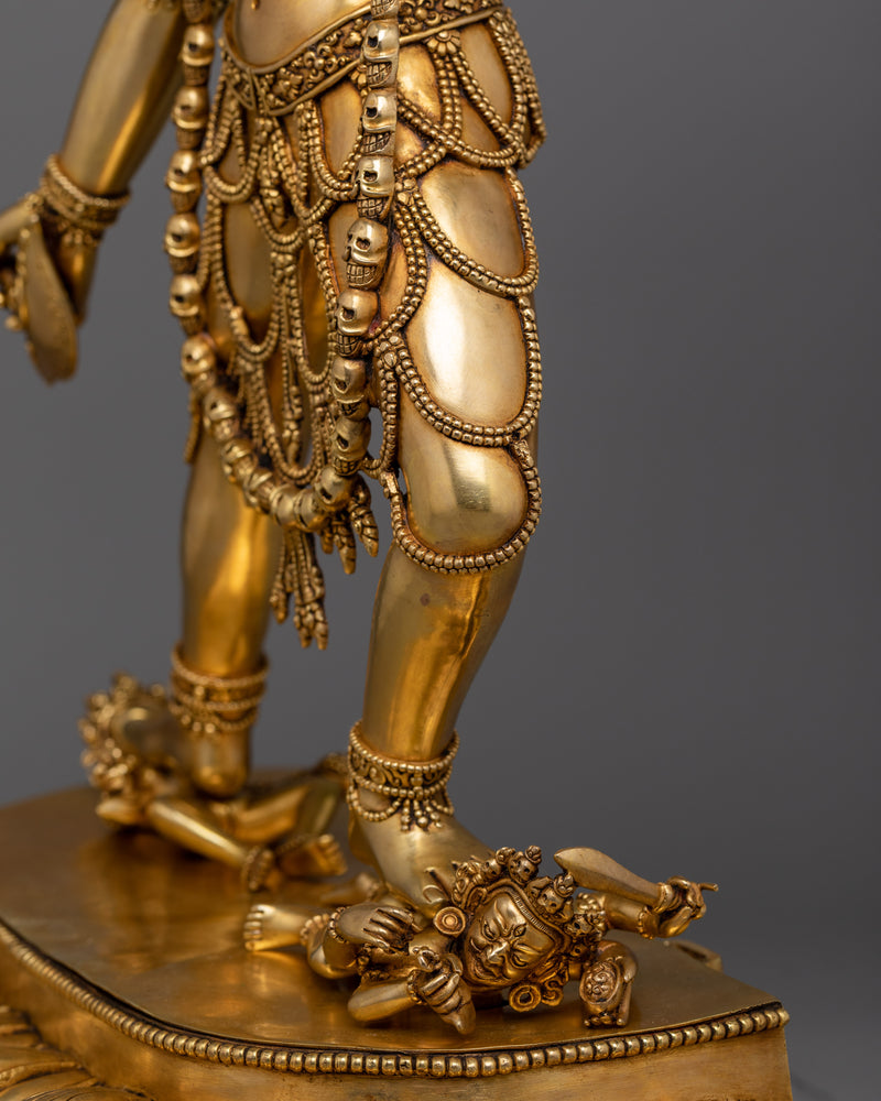 Copper Vajrayogini Statue | Tantric Female Buddha Dakini