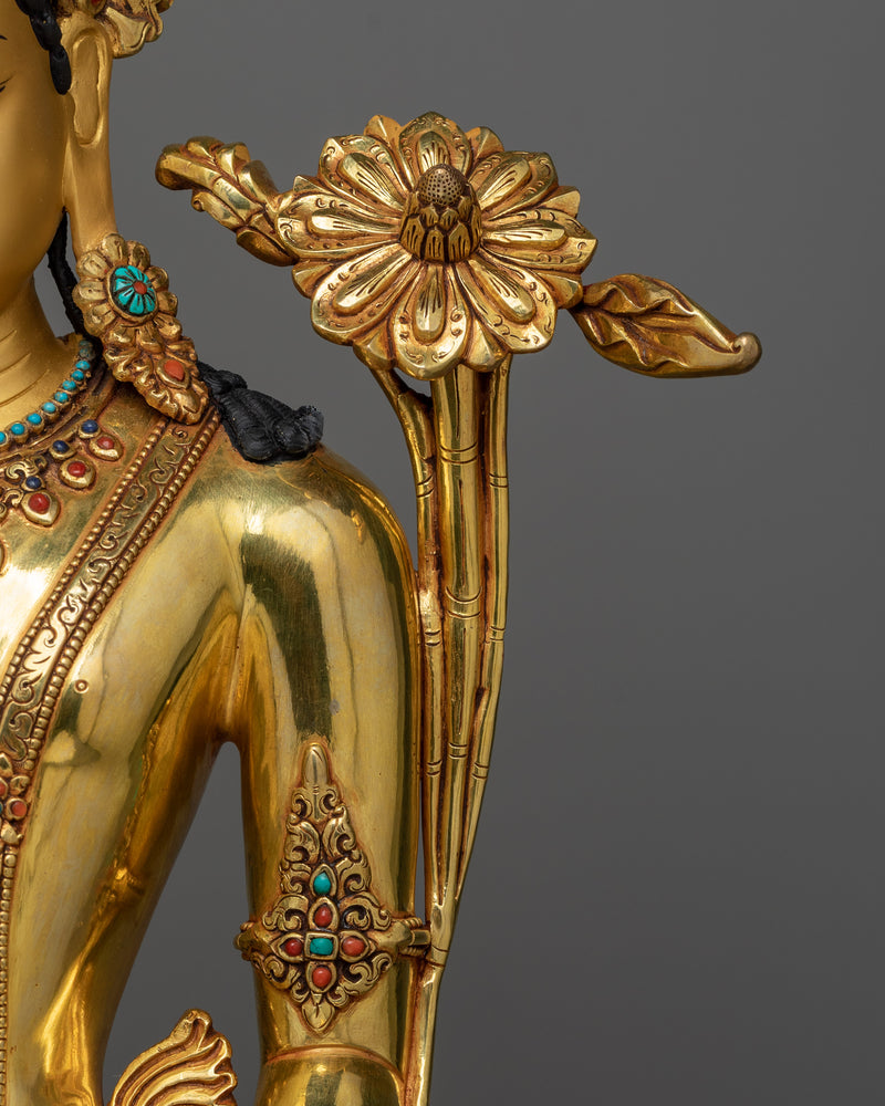 Standing Graceful Cherezig Statue | Exquisite Symbol of Divine Femininity