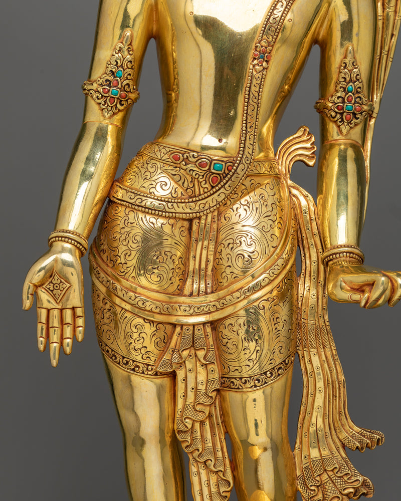 Standing Graceful Cherezig Statue | Exquisite Symbol of Divine Femininity